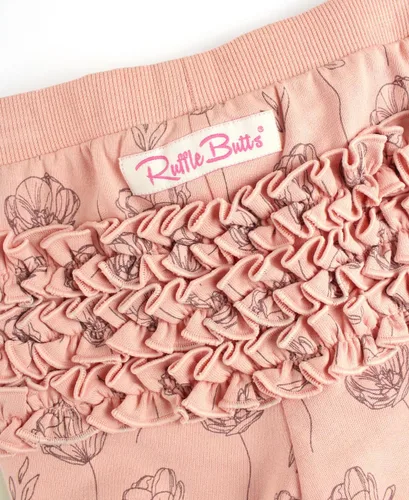 Vista 6 de RuffleButts Conjunto deportivo para bebéniña pequeña