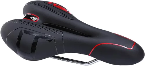 Vista 10 de ZHIQIU - Sillín cómodo para bicicleta de montaña o de carretera, para ciclismo exterior o interior.