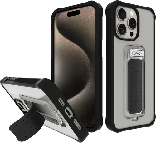 Vista 120 de Scooch Wingman - Funda con soporte de patas para iPhone 11 [Protección contra caídas de 10 pies] [Soporte de dos vías] Cubierta protectora, funciona