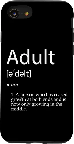 Vista 18 de Funny Adult Definition Joke for Parents Dad Mom Adults Case for iPhone XR