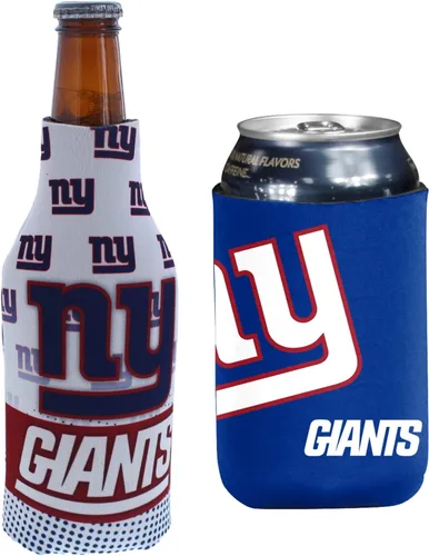 Vista 51 de Soporte aislante para latas y botellas de fútbol americano enfriador de bebidas Huggie (Nueva Orleans (Saints) - Negro) Nueva Orleans (Santos)
