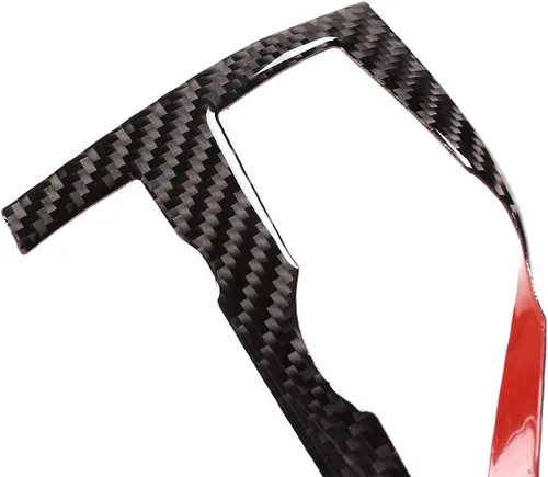 Vista 5 de coche aire acondicionado ajuste volumen marco pegatinas accesorios fibra de carbono suave para BMW X5 E70 X6 E71 2008-2013