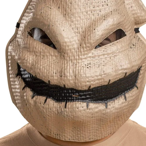 Vista 5 de Máscara Oogie Boogie de Pesadilla Antes de Navidad para adultos, Marrón