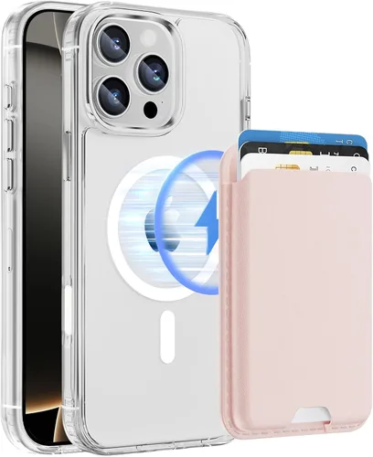 Vista 63 de Funda magnética para iPhone 12 Pro Max, cartera magnética desmontable con soporte para tarjetas, [compatible con MagSafe] grado militar, a prueba