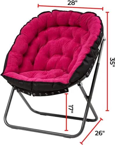 Vista 2 de DormCo Silla Papasan Moon - Rosa