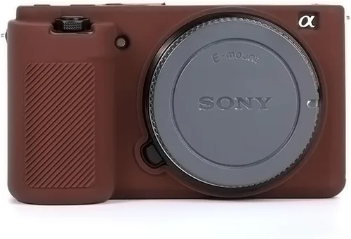Vista 5 de Pocoukate Funda para cámara Sony ZV-E10 / ZV-E10L, estilo Vlog Alpha ZV-E10 ZV-E10L, cámara digital, antiarañazos, ajuste delgado, funda suave