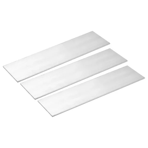 Vista 12 de uxcell Barra plana cuadrada de aluminio, 1-1/2" de espesor 1-1/2" de ancho 12" de longitud Barra cuadrada de aluminio 6061, placa plana de aluminio