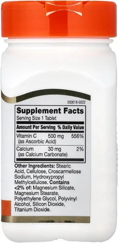 Vista 2 de 21st Century C 500 mg comprimidos, 110