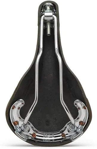 Vista 3 de Brooks England Swift, Racing Leather Saddle with Hand-Hammered Copper Rivets