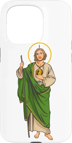 Vista 14 de Funda para iPhone 16 San Judas Tadeo. Santo De Las Causas Difícil