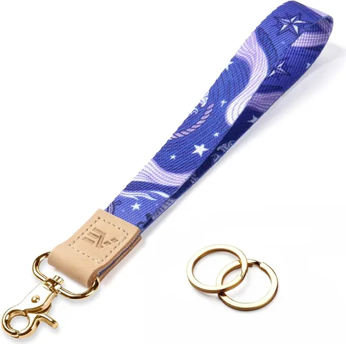 Vista 49 de EcoVision - Llaveros lindos con correa para llaves, llavero de muñeca para mujer, correa de insignia con 2 argollas para llaves