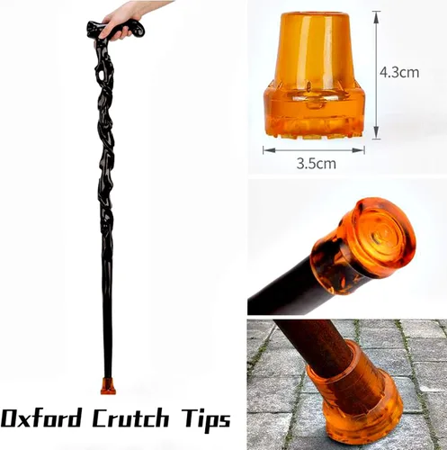 Vista 5 de Bastón de madera para caminar, muleta de moda para hombres y mujeres, bastón de madera con mango tallado, exquisitos bastones para tallar como
