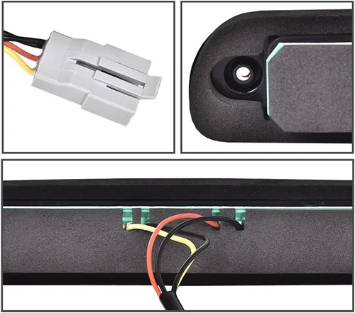 Vista 4 de Tercera luz de freno trasera LED lámpara de cola de carga compatible con Ford F250 F350 F450 F550 Super Duty 1999-2015 Lente roja Partes inferiores
