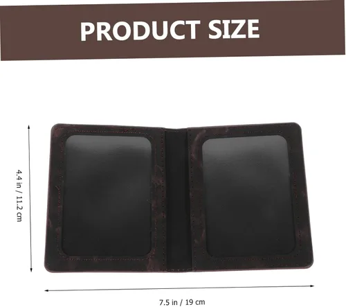 Vista 3 de VALICLUD 2 fundas de almacenamiento portátiles para pasaporte para portón de pasaporte, funda protectora de viaje, negro, tarjetas protectoras