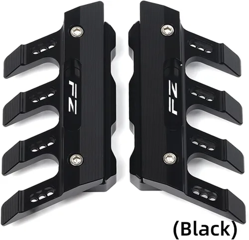 Vista 2 de Protectores de horquilla delantera para Yamaha FZ FZ8N FZ1N FZ6N FZ8 Fazer8 FZ1S FZ8S Guardabarros delantero protector de horquilla delantera Negro