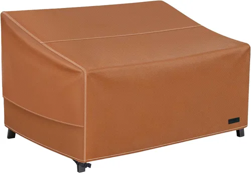 Vista 11 de NettyPro Funda impermeable para sofá modular de patio 600D de alta resistencia, para muebles de patio en forma de L, juego de salón, 83 x 104 Negro