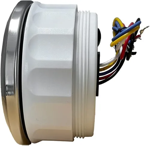 Vista 3 de ELING Voltímetro multifuncional 4 en 1 de 3.346 in, presión de aceite, nivel de combustible, medidor de temperatura del agua 9-32 V para automóvil