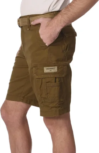Vista 20 de Unionbay Survivor pantalones cortos de cargo con cinturón para hombre