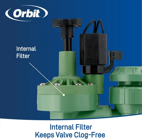 Vista 7 de Orbit 57604 - Paquete de 3 válvulas antisifón automáticas de 1 pulgada FPT serie 100 con control de flujo y reductor de 3/4 pulgadas