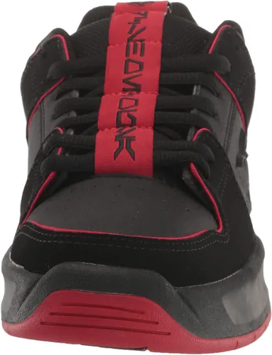 Vista 2 de DC X Star Wars The Mandalorian - Tenis de patinaje para hombre, NegroNegroRojo (Lynx Zero)