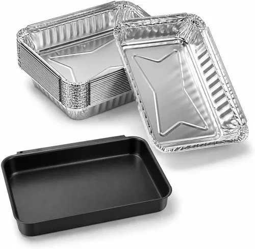 Vista 9 de QuliMetal Paquete de 30 forros traseros para vasos de grasa para Blackstone