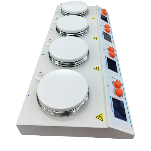 Vista 7 de Heating Multi Position Magnetic Stirrer with Independent Control