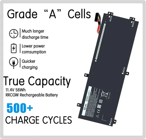 Vista 2 de RRCGW H5H20 - Batería para portátil Dell XPS 15 9550 15-9550 9560 9570 9590 Precisión 15 5510 5520 5530 5540 M5510 M5520 Series Notebook P56F P56F