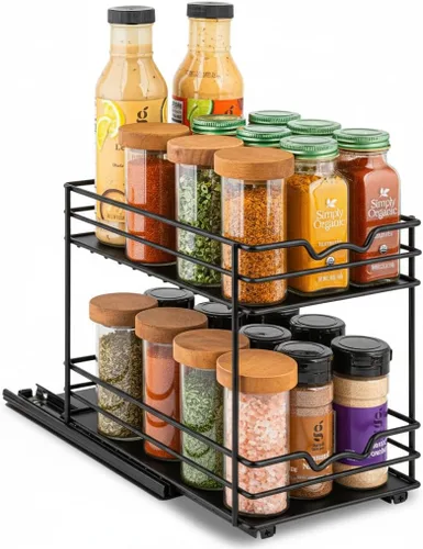 Vista 11 de HOLDN' STORAGE Organizador de gabinete extraíble, organizador resistente con garantía limitada de por vida -17 pulgadas de ancho x 21 pulgadas
