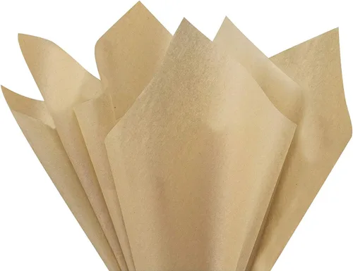 Vista 39 de Papel de seda dorado antiguo de 15 x 20 pulgadas, 100 hojas de papel de regalo prémium