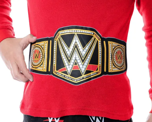 Vista 2 de WWE - Conjunto de pijama para niño con cinturón de lucha libre