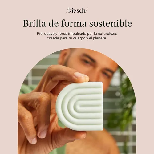 Vista 8 de Kitsch Barra acondicionadora de cabello con romero y biotina para dar volumen y espesar – Acondicionador hidratante y limpiador para cabello