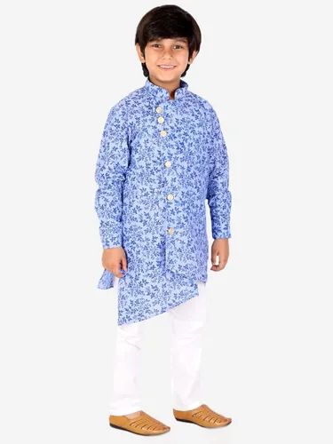 Vista 2 de Pro-Ethic Style Developer Conjunto de pijama Kurta del desgaste étnico del telar jacquar del niño para los niñosRopa tradicional (151)
