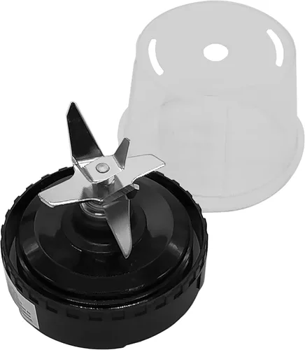 Vista 3 de Vaso de repuesto de 16 onzas con tapa y hoja extractora, compatible con Ninja Kitchen System Pulse Blender : BL200 30/BL201 30/BL201C 30/BL203QBK 30