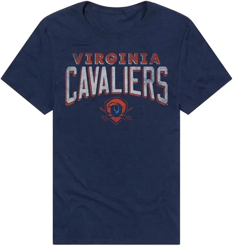 Vista 27 de Campus Lab Official NCAA Classic Distressed Logo Collegiate Classic Ring-Spun T-Shirt Unisex for Men & Women