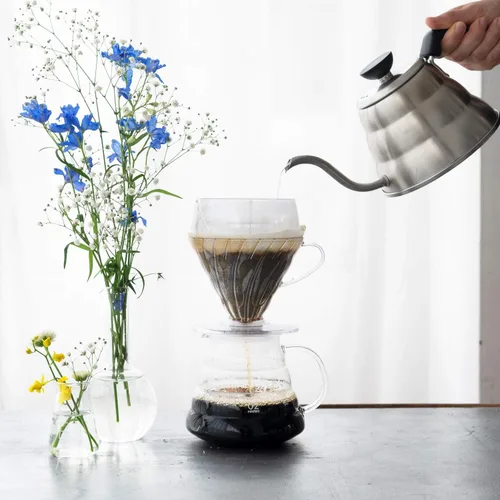 Vista 4 de Hario V60 Drip-Assist, Tamaño 02, Transparente