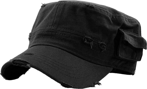 Vista 16 de Cadet Army - Gorra de estilo militar básico diario (ahora con la versión de bolsillo Stash)