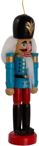 Vista 2 de Juego de figuritas Kurt Adler de madera con diseño del Cascanueces