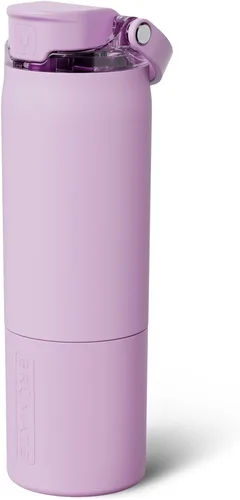 Vista 69 de BrüMate Rise - Botella de agua de 25 onzas con pajita de silicona cubierta 100 % a prueba de fugas, botella de agua de acero inoxidable aislada