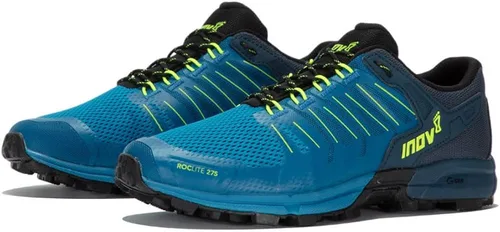 Vista 5 de Inov-8 Roclite 295 - Tenis de correr para hombre Azul azul marino amarillo 105
