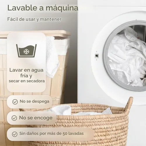Vista 5 de Niagara - Paquete de 2 protectores de colchón de cuna hechos de bambú, 100% impermeables, suaves y transpirables con bolsillo profundo, protector