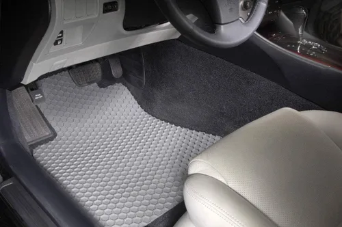 Vista 4 de intro-tech fo-543-rt-g ajuste personalizado alfombrilla de piso), color gris