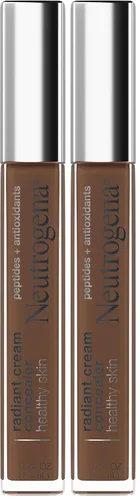 Vista 25 de Neutrogena Corrector de crema iluminadora radiante de piel saludable con péptidos y vitamina E antioxidante, crema correctora perfeccionadora