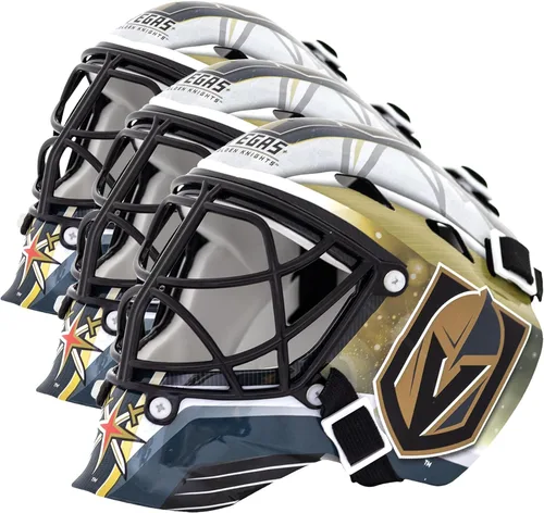 Vista 11 de Franklin Sports mini máscara para portero con logo de la NHL
