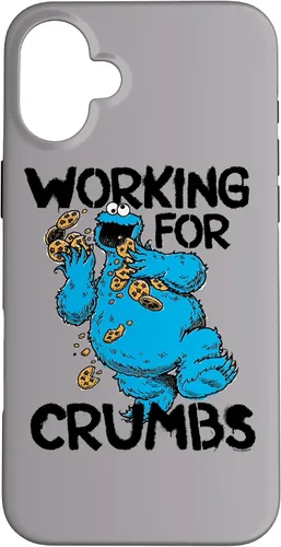 Vista 22 de iPhone 12/12 Pro Sesame Street Cookie Monster Trabajo para migas caso
