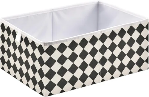 Vista 9 de CaTaKu Bats Star - Cubos de almacenamiento plegables de tela de 11 pulgadas con diseño de estrella, color negro, cajas de almacenamiento plegables