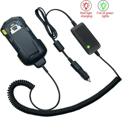 Vista 11 de IYOUBOL Cable de carga de vehículo para TC70 TC72, cable de cargador de coche para símbolo de cebra TC70X TC77,CBL-TC7X-USB1-01 escáner