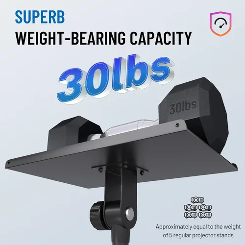 Vista 3 de CAHAYA Soporte para Proyector Trípode Ajustable - Estable para Tabletas, Teléfonos, Libros, Altura 26" a 51.5", Soporte Multifuncional para Laptop