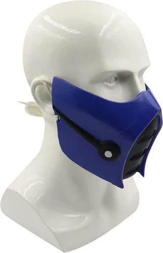 Vista 5 de MK11 Sub Zero Noob Saibot Máscara Réplica para Adultos Juego Cosplay