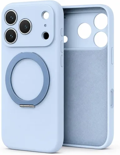 Vista 67 de Funda de silicona con soporte para iPhone 17 Pro [compatible con MagSafe] [Protección completa de la cámara] (6.3 pulgadas 2025), fundas de teléfono
