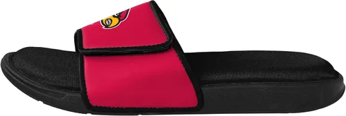 Vista 231 de FOCO Sandalias deportivas de espuma para ducha con logotipo de equipo universitario de la NCAA para hombre